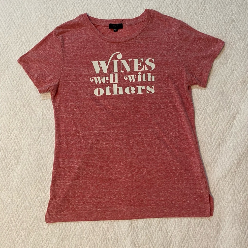 Women's Red Graphic Tee